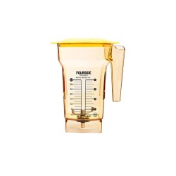 Jarre Blendtec 1,89 L jaune avec couvercle souple