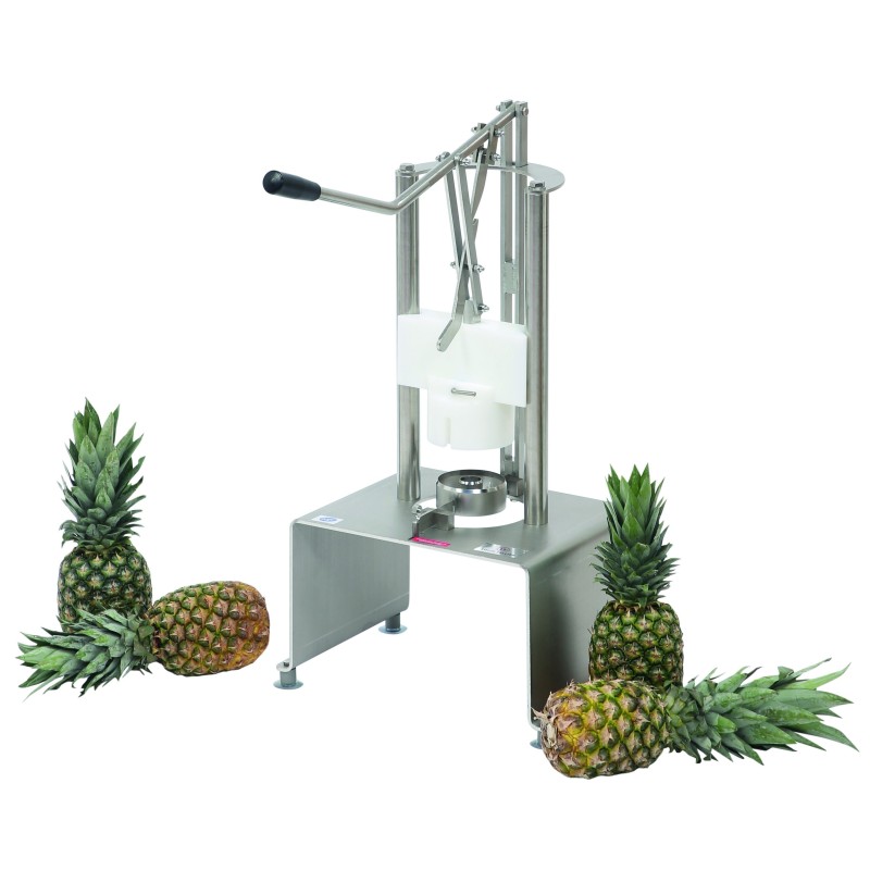 Epluche et vide ananas Tellier 95 mm pour professionnels